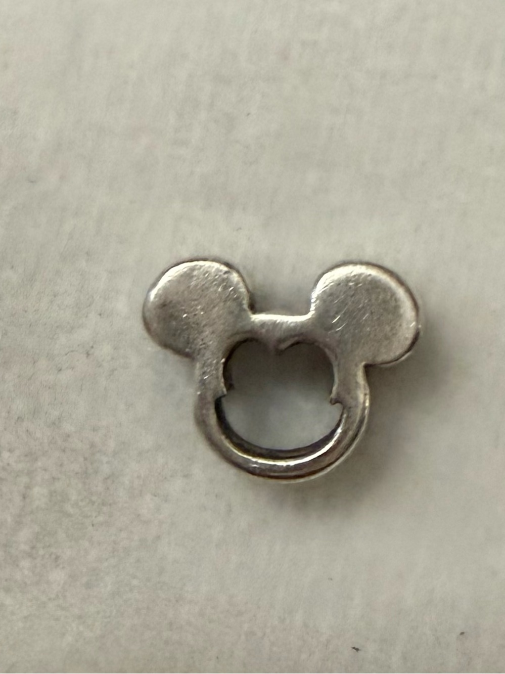 Chamilia Silver Mickey Charm Pendant - Cute Mouse Ear Design